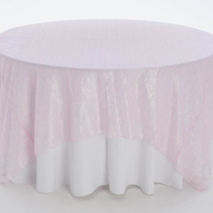 Blush Garden Lace Overlay