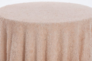 Champagne Wedding Bliss Textured Sheer Overlay - Image 2