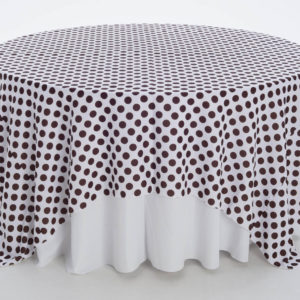 Chocolate Polka Dot Prints Overlay