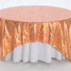 Copper Tissue Lame Overlay