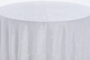 Diamond White Ribbon Scroll Overlay - Image 2
