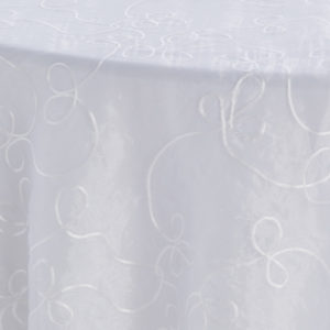 Diamond White Ribbon Scroll Overlay - Image 3