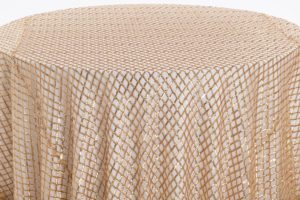 Gold Diamond Textured Sheer - Image 2