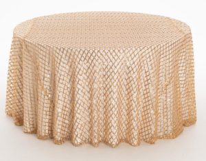 Gold Diamond Textured Sheer