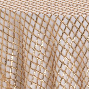 Gold Diamond Textured Sheer - Image 3