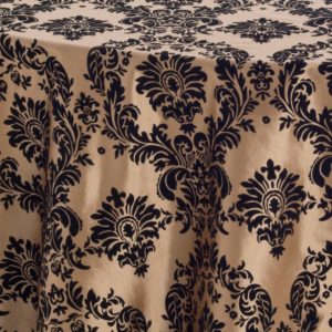 Gold Flocked Damask - Image 3