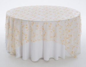 Gold Garden Sheer Overlay