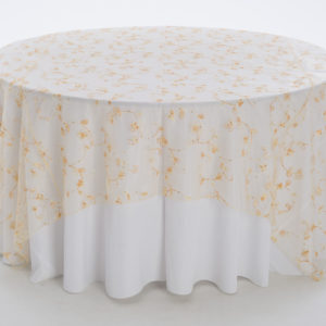 Gold Garden Sheer Overlay