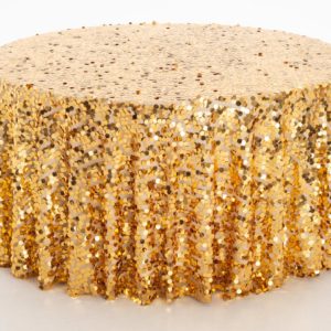 Gold Tear Drop Textured Sheer