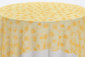 Lemon Spiral Sheer Overlay - Image 2