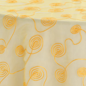 Lemon Spiral Sheer Overlay - Image 3