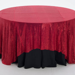 Red 3MM Sequins Overlay