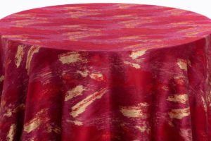 Watercolor Red Gold Metallic - Image 2