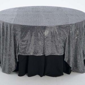 Silver 3MM Sequins Overlay