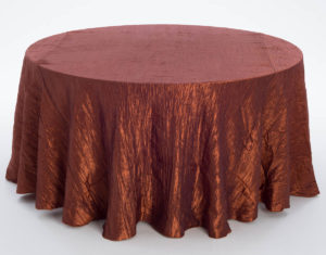 Terracotta Crinkle Taffeta