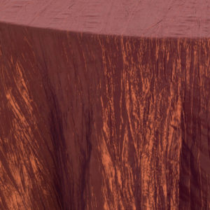 Terracotta Crinkle Taffeta - Image 2