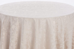 Victoria Jacquard Ivory Damask - Image 2