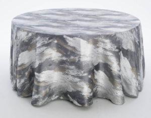 Watercolor Silver Metallic
