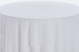 White Garden Lace Overlay - Image 2