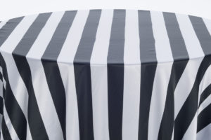 Black White 3 inch Stripes - Image 2