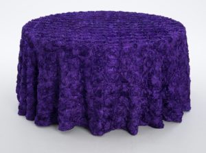 Grape Flowered Taffeta