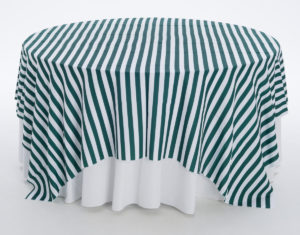 Green White 1 inch Stripe