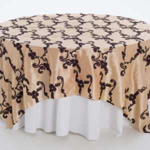 Kahlua With Cocoa Ribbon Taffeta Overlay