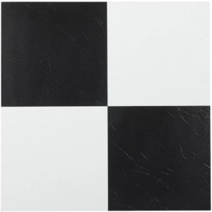 Black & White Checkered Vinyl Dance Floor