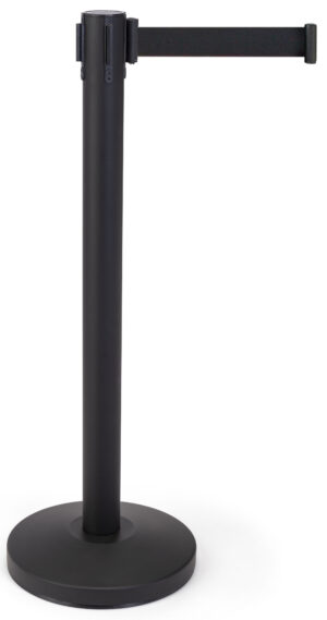 Retractable Stanchion, Black